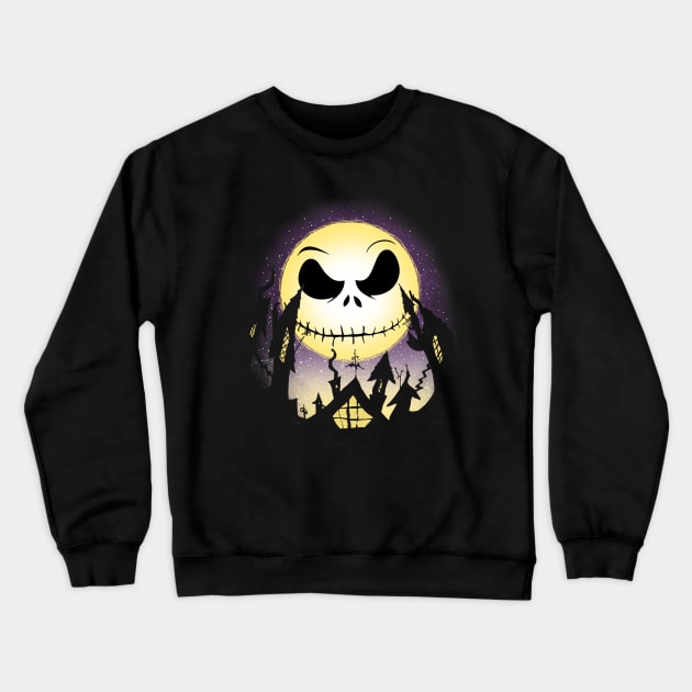 Nightmare Crewneck Sweatshirt by Cromanart